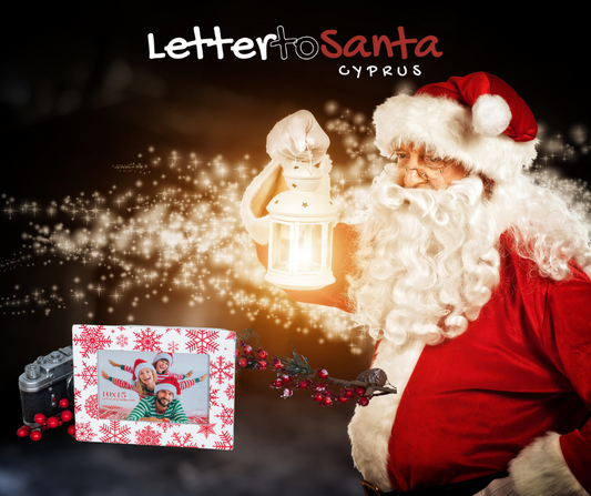 SANTA'S LETTER, CERTIFICATE OF GOOD BEHAVIOUR & CHRISTMAS PHOTO FRAME WITH PICTURE