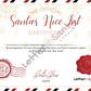 SANTA'S LETTER, CERTIFICATE OF GOOD BEHAVIOUR & CUSTOM CHRISTMAS ORNAMENT